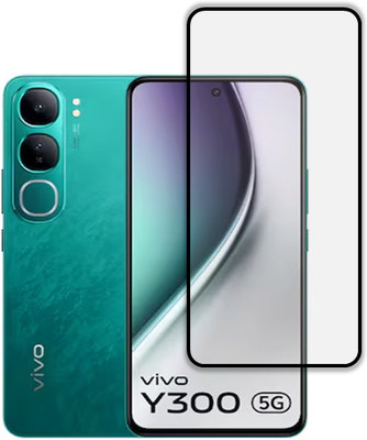 VISHRN Edge To Edge Tempered Glass for Vivo Y300 5G, Vivo Y300(Pack of 1)