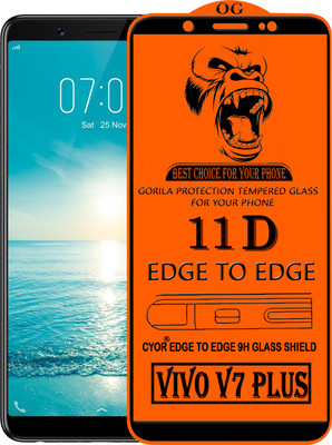 CYOR Edge To Edge Tempered Glass for VIVO V7 Plus(Pack of 1)