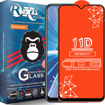 Roxel Edge To Edge Tempered Glass for Vivo Y17(Pack of 1)