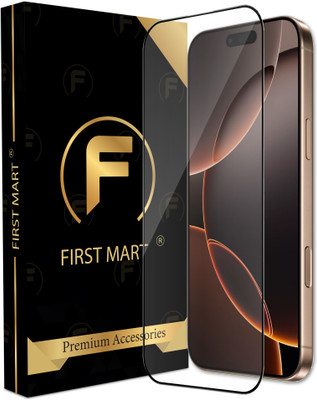 FIRST MART Edge To Edge Tempered Glass for iPhone 16 Pro Max, Apple iPhone 16 Pro Max, 16 Pro Max(Pack of 1)