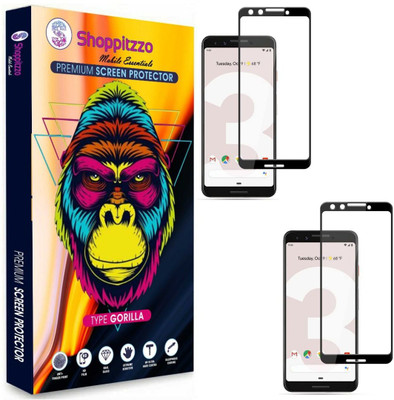 Shoppitzzo Edge To Edge Tempered Glass for Google Pixel 3(5.5 Inch)**DuraGlass**Millitary Grade-Anti Explosion-Tempered Glass/Full Screen Coverage-Edge to Edge/9H Hardness/With Easy Installation Kit(Pack of 2) Shoppitzzo Edge To Edge Tempered Glass for Google Pixel 3(5.5 Inch)**DuraGlass**Millitary Grade-Anti Explosion-Tempered Glass/Full Screen Coverage-Edge to Edge/9H Hardness/With Easy Installation Kit(Pack of 2)