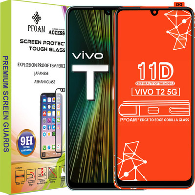PFOAM Edge To Edge Tempered Glass for VIVO T2 5G(Pack of 1)