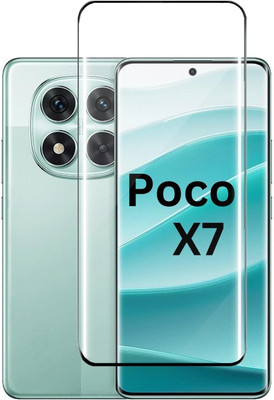 Fablue Edge To Edge Tempered Glass for POCO X7 5G(Pack of 1)