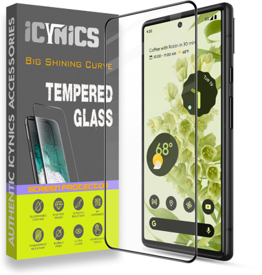 ICYNICS Edge To Edge Tempered Glass for Google Pixel 6 5G, Anti-Fingerprint, Waterproof, Oil-resistant, Bubble-Free, Anti-Static, Scratch Resistant Full Coverage with Wooden box to ensure safety(Pack of 1)