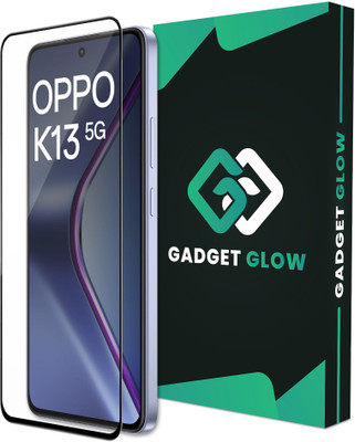 Gadget Glow Edge To Edge Tempered Glass for OPPO K13, OPPO K13 5G, K13 5G(Pack of 1)