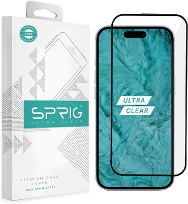Sprig Edge To Edge Tempered Glass for Apple iPhone 15 Plus, iPhone 15 Plus, 15 Plus(Pack of 1)