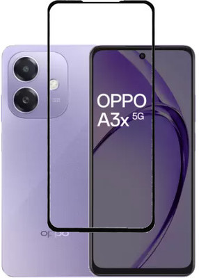 AARERED Edge To Edge Tempered Glass for OPPO A3X 5G, OPPO A3X, oppo a3x 5g, oppo a3x(Pack of 1)