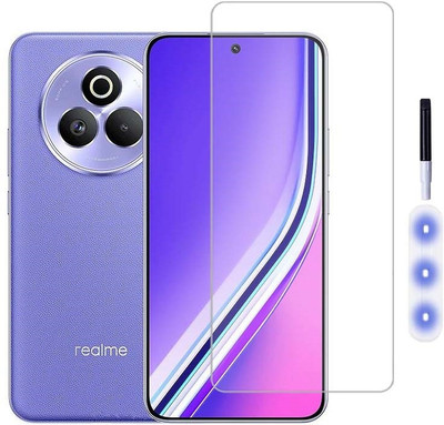 Mersal Edge To Edge Tempered Glass for realme P3 Pro 5G, UV Curved Screen Protector with Easy Installation Kit(Pack of 1)