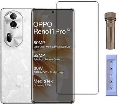crixus Edge To Edge Tempered Glass for OPPO Reno11 Pro(Pack of 1)