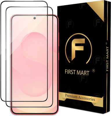 FIRST MART Edge To Edge Tempered Glass for Samsung Galaxy S25 Plus 5G, Samsung Galaxy S25 Plus, Samsung S25 Plus 5G, Samsung S25 Plus(Pack of 2)