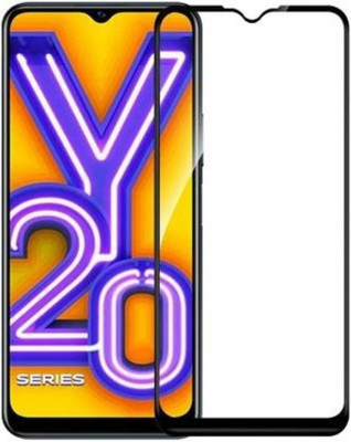 DMJHP Edge To Edge Tempered Glass for Vivo Y20i(Pack of 1)