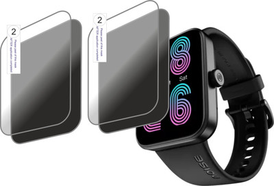 JSGROWITTECH Edge To Edge Tempered Glass for Noise Colorfit Loop Advanced BT Calling Smart Watch(Pack of 2)
