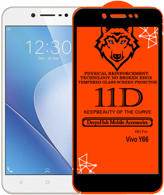 CRodible Edge To Edge Tempered Glass for VIVO Y66(Pack of 1)