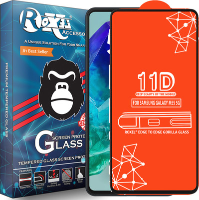 Roxel Edge To Edge Tempered Glass for Samsung Galaxy M55 5G(Pack of 1)