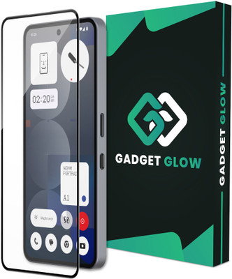 Gadget Glow Edge To Edge Tempered Glass for Nothing Phone 3A 5G, Nothing Phone 3A, Nothing 3A 5G, Nothing 3A(Pack of 1)