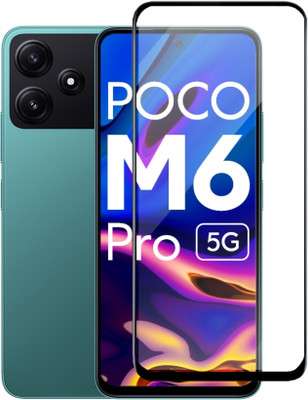 Flipkart SmartBuy Edge To Edge Tempered Glass for POCO M6 PRO 5G(Pack of 1)