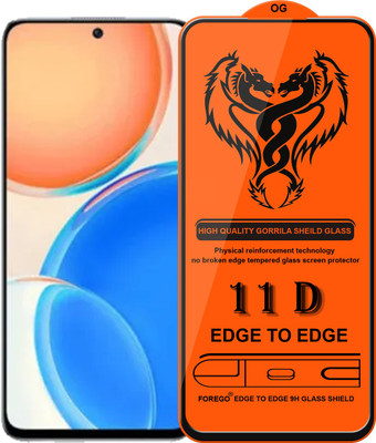 Forego Edge To Edge Tempered Glass for Honor X8(Pack of 1)