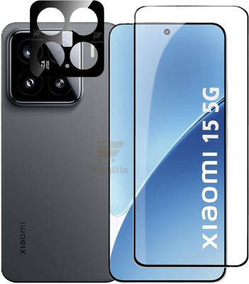 WonReza Edge To Edge Tempered Glass for Xiaomi Mi 15, Xiaomi Mi 15 5G, with Camera Lens Protector(Pack of 1)