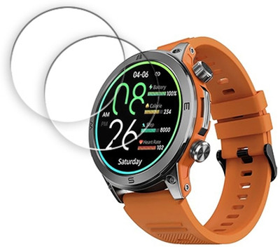 MUTAALI Tempered Glass Guard for Noise Endeavour 1.46 inch smart watch(Pack of 2)