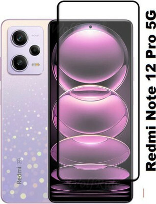 XRENGTH Edge To Edge Tempered Glass for Redmi-Note 12 Pro 5G(Pack of 1)