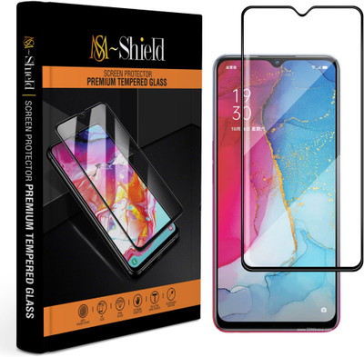 MS-Shield Edge To Edge Tempered Glass for OPPO Reno3 5G(Pack of 1)