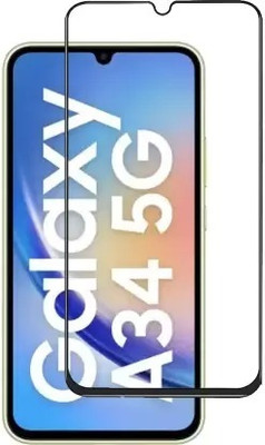 SRT Edge To Edge Tempered Glass for Samsung Galaxy A34 5G(Pack of 1)