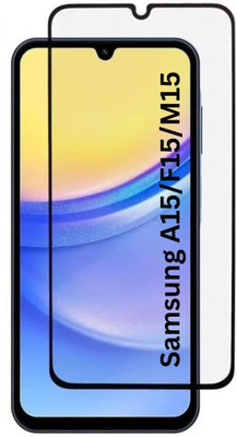 MB SHILD Edge To Edge Tempered Glass for Samsung A15 5G, Samsung M15 5G, Samsung F15 5G, 2.5D Curved Edge Premium Tempered Glass for Ultimate Protection(Pack of 1)