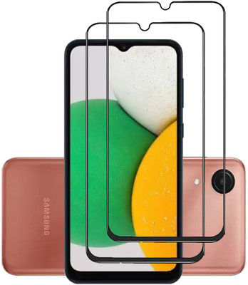 SNMART Edge To Edge Tempered Glass for SAMSUNG Galaxy A03 Core(Pack of 2)