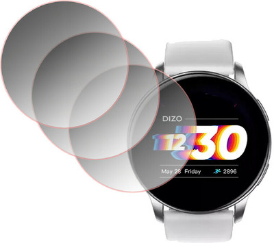 hirdesh Edge To Edge Tempered Glass for DIZO WATCH R(Pack of 3)