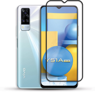 PROACCS Edge To Edge Tempered Glass for VIVO Y51A(Pack of 1)