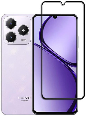 AB PRIME Edge To Edge Tempered Glass for Realme C63, Realme Narzo N63(Pack of 1)