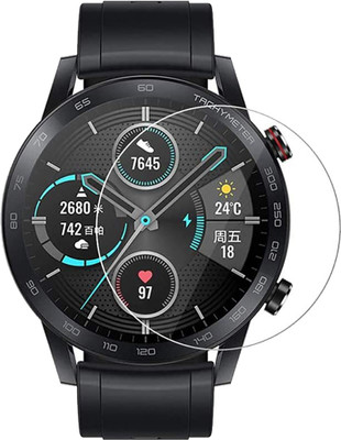 Dainty TECH Edge To Edge Tempered Glass for Fossil Q Explorist HR (Gen 4), Fossil Carlyle GEN 5, Julianna GEN 5, Huawei Watch GT 2 46MM, Honor Magic 2 46MM(Pack of 1)