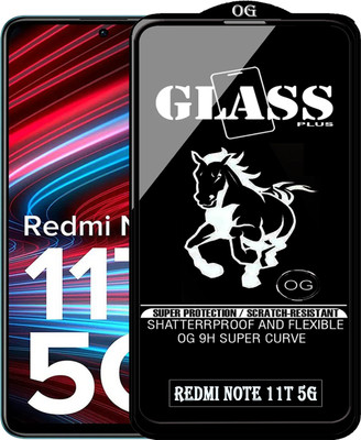 PFOAM Edge To Edge Tempered Glass for REDMI NOTE 11T 5G(Pack of 1)