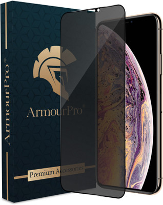 ArmourPro Edge To Edge Tempered Glass for Apple iPhone XS Max, Apple iPhone 11 Pro Max, Privacy Anti Spy Glass with Matte Finish(Pack of 1)