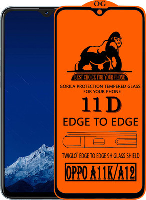 TWIGLO Edge To Edge Tempered Glass for OPPO A11K(Pack of 1)