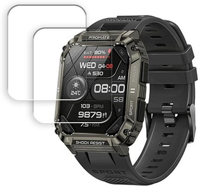 ARBAN Edge To Edge Tempered Glass for Xwatch-S19 Outdoor Rugged Smart Watch 1.95 inch SMARTWATCH SCREEN GUARD(Pack of 2)