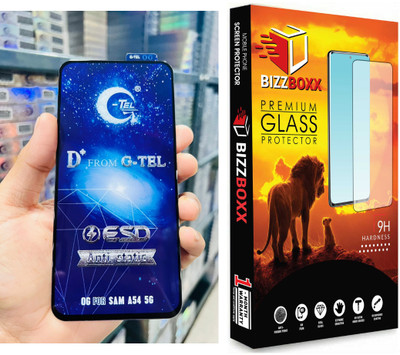 BizzBoxx Edge To Edge Tempered Glass for Samsung Galaxy A54 5G, Samsung A54 5G(Pack of 1)