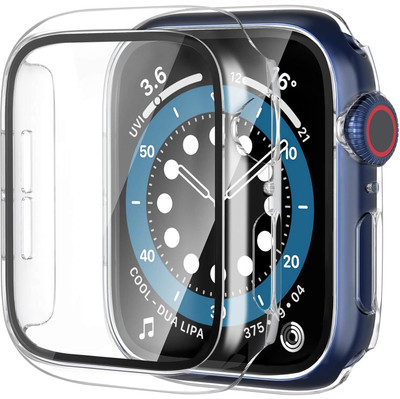 Aenoko Edge To Edge Tempered Glass for Apple Watch 38mm Series 3 Series 2 Series 1 Edge-to-Edge 360 Degree Smart Defender - Transparent(Pack of 1)