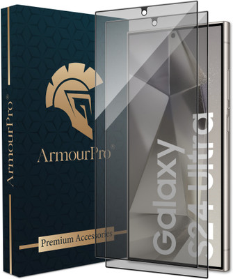 ArmourPro Edge To Edge Tempered Glass for Samsung Galaxy S24 Ultra 5G, Samsung S24 Ultra 5G, Samsung S24 Ultra, Matte Finish Glass(Pack of 2)