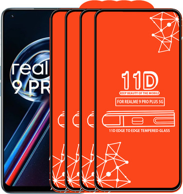 Roxel Edge To Edge Tempered Glass for Realme 9 Pro Plus 5G(Pack of 4)