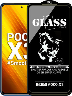 PFOAM Edge To Edge Tempered Glass for REDMI POCO X3(Pack of 1)