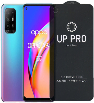 S-Softline Edge To Edge Tempered Glass for Oppo A94 5G, Full Coverage Gorilla Protector (Except Edges)(Pack of 1)