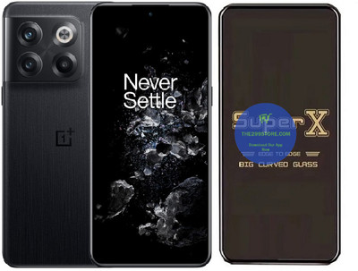 Crunk Edge To Edge Tempered Glass for Oneplus 10T 5G, Super X Edge Glass, Super X Tempered Glass, Super X Screen Protector(Pack of 1)