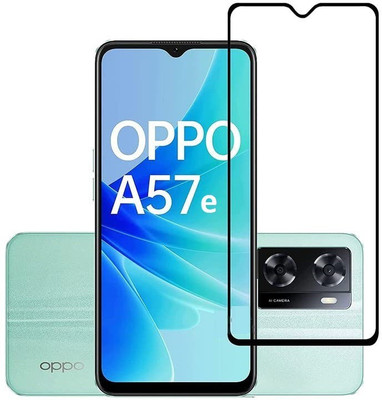 Bodoma Edge To Edge Tempered Glass for Oppo A57e/Oppo a57 2022 5G/Oppo A57 4G(Pack of 1)