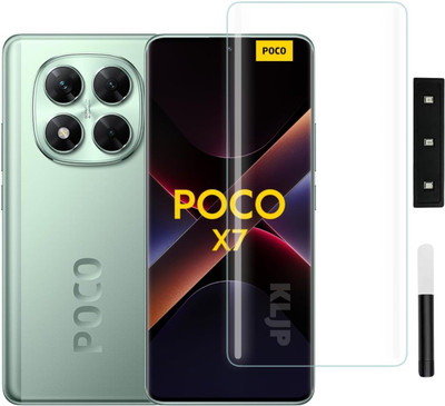 Express Buy Edge To Edge Tempered Glass for Poco X7 5G(Pack of 1)