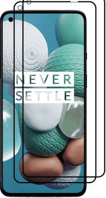 NaturalBuy Edge To Edge Tempered Glass for OnePlus 9 / 9R - Full Coverage Glass 11D Edge to Edge Tempered Glass Full Coverage Glass(Pack of 2)