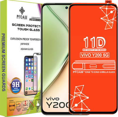 PFOAM Edge To Edge Tempered Glass for VIVO Y200 5G(Pack of 1)