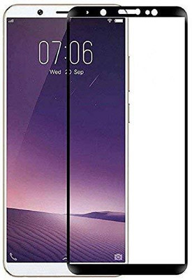 Evett Edge To Edge Tempered Glass for Vivo V7+ Plus Premium High Quality(Pack of 1)
