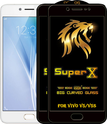PFOAM Edge To Edge Tempered Glass for VIVO V5S(Pack of 2)
