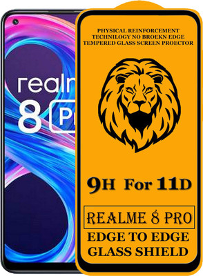 HQ Protection Edge To Edge Tempered Glass for Realme 8 Pro(Pack of 1)